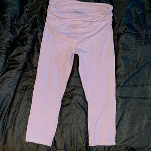 forever 21 leggings - pale pink (M)
